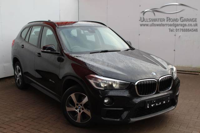 BMW X1 2.0 sDrive 18d SE 5dr Step Auto Estate Diesel BLACK