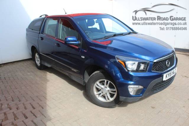 SsangYong Korando Sports 2.0 Pick Up SX 5dr 4WD Pick Up Diesel BLUE