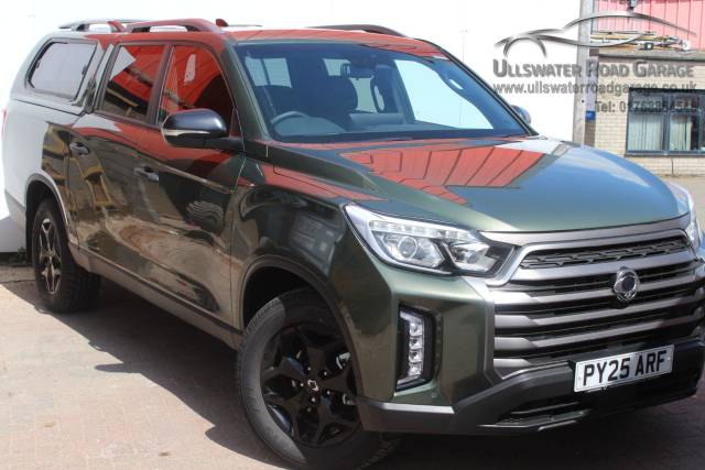 KGM Musso 2.2 Double Cab Pick Up LWB Saracen Plus Auto Pick Up Diesel GREEN