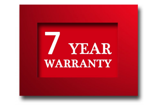 7 YEAR WARRANTY